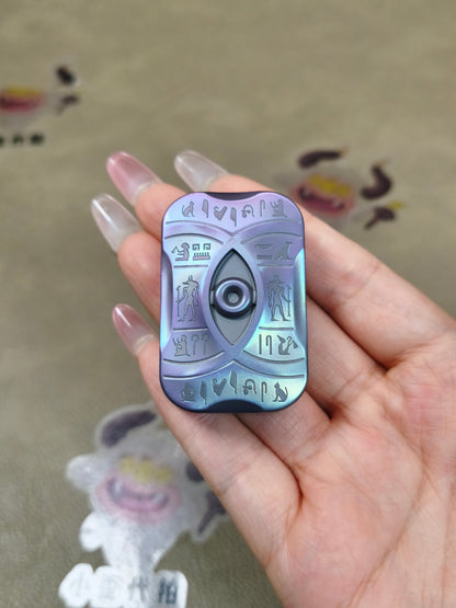 Eye Of Horus Titanium Anodized