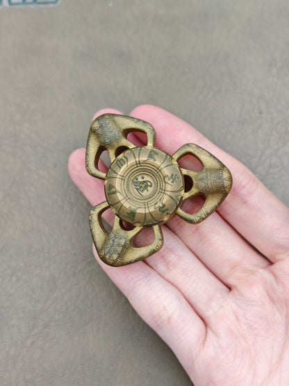 Exorcism Brass Engraved