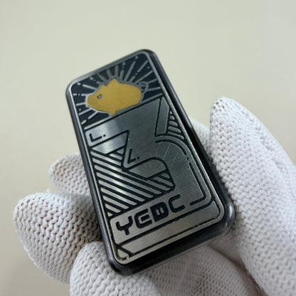 3rd Anniversary Golden Pig Stainless Steel