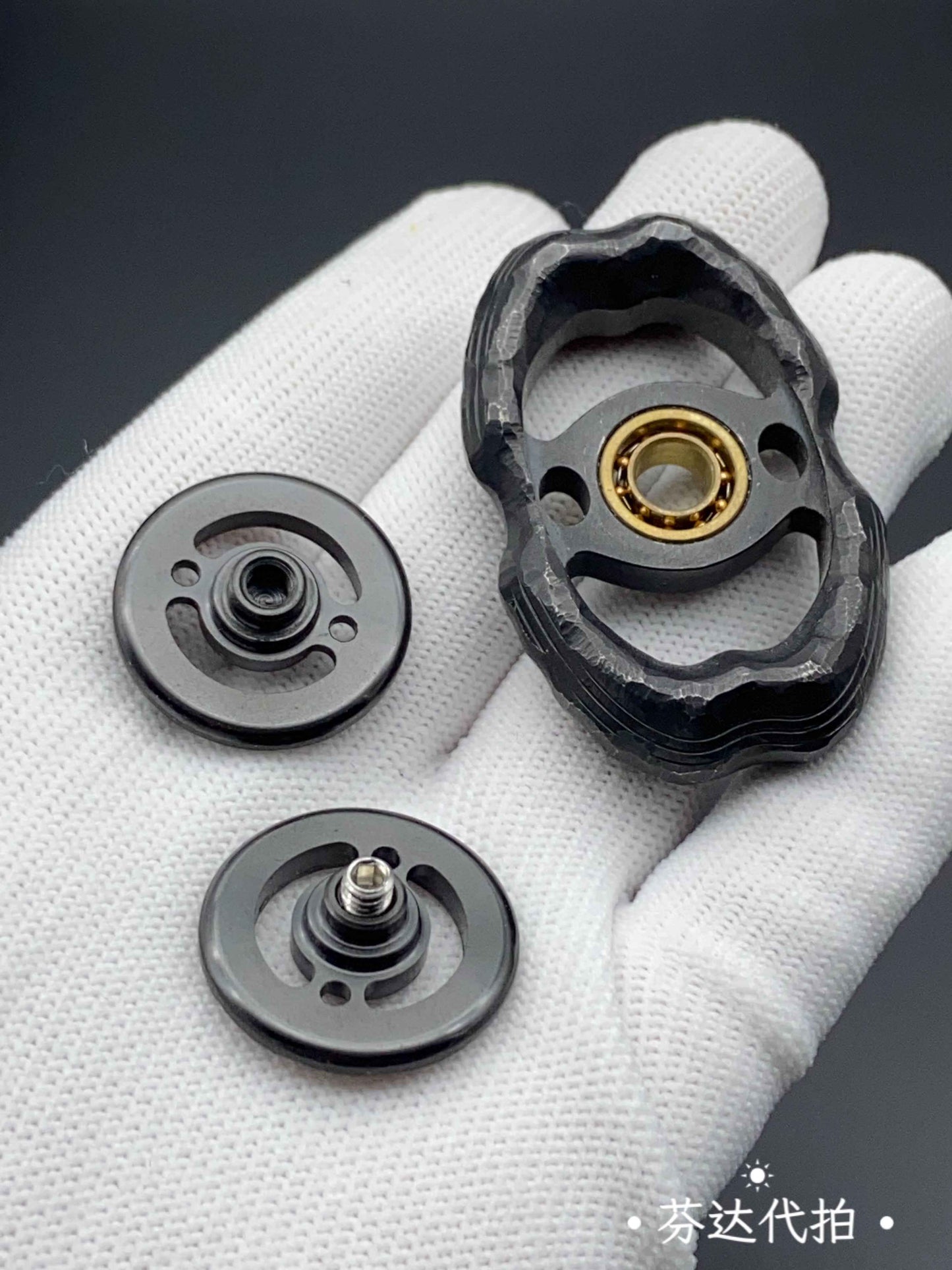 Obsidian Crystalized Tungsten