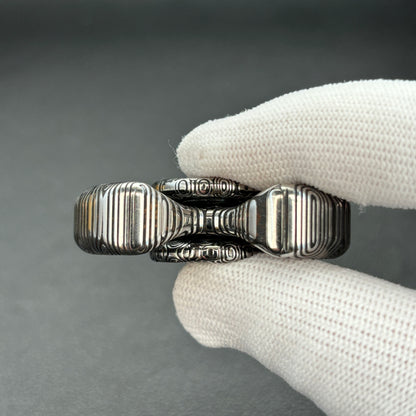 Three-Leaf Horizon Damasteel