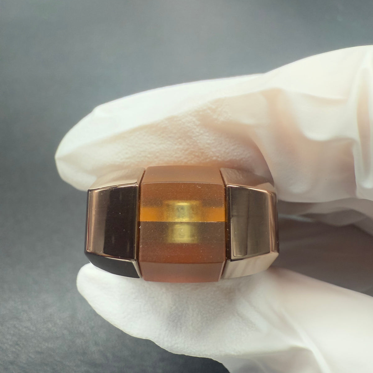 Amber Tenon Stainless Steel PVD Coated