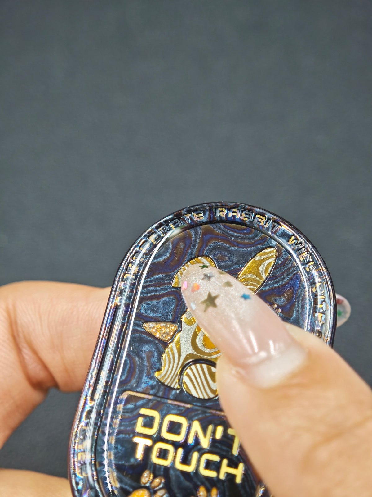 Grumpy Rabbit Rhythm Zirconium Zircuti Mokume