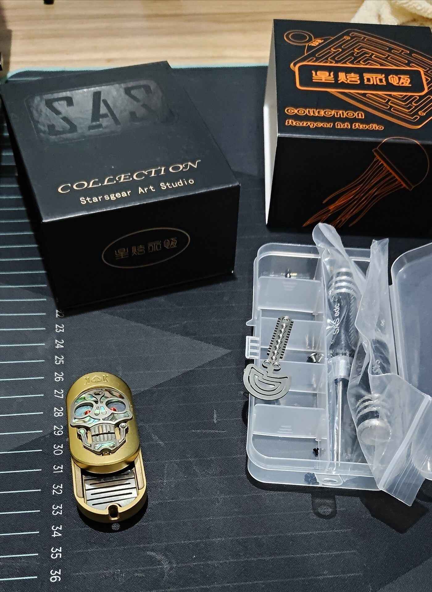 David's Star Brass+MOP