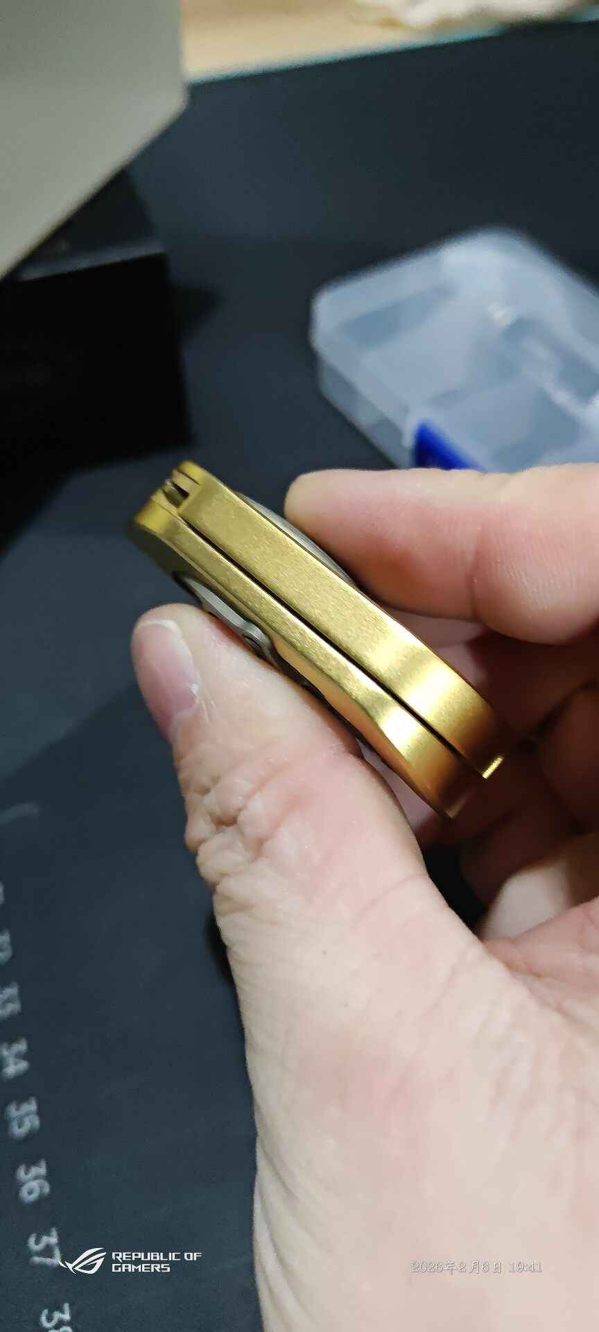 David's Star Brass+MOP