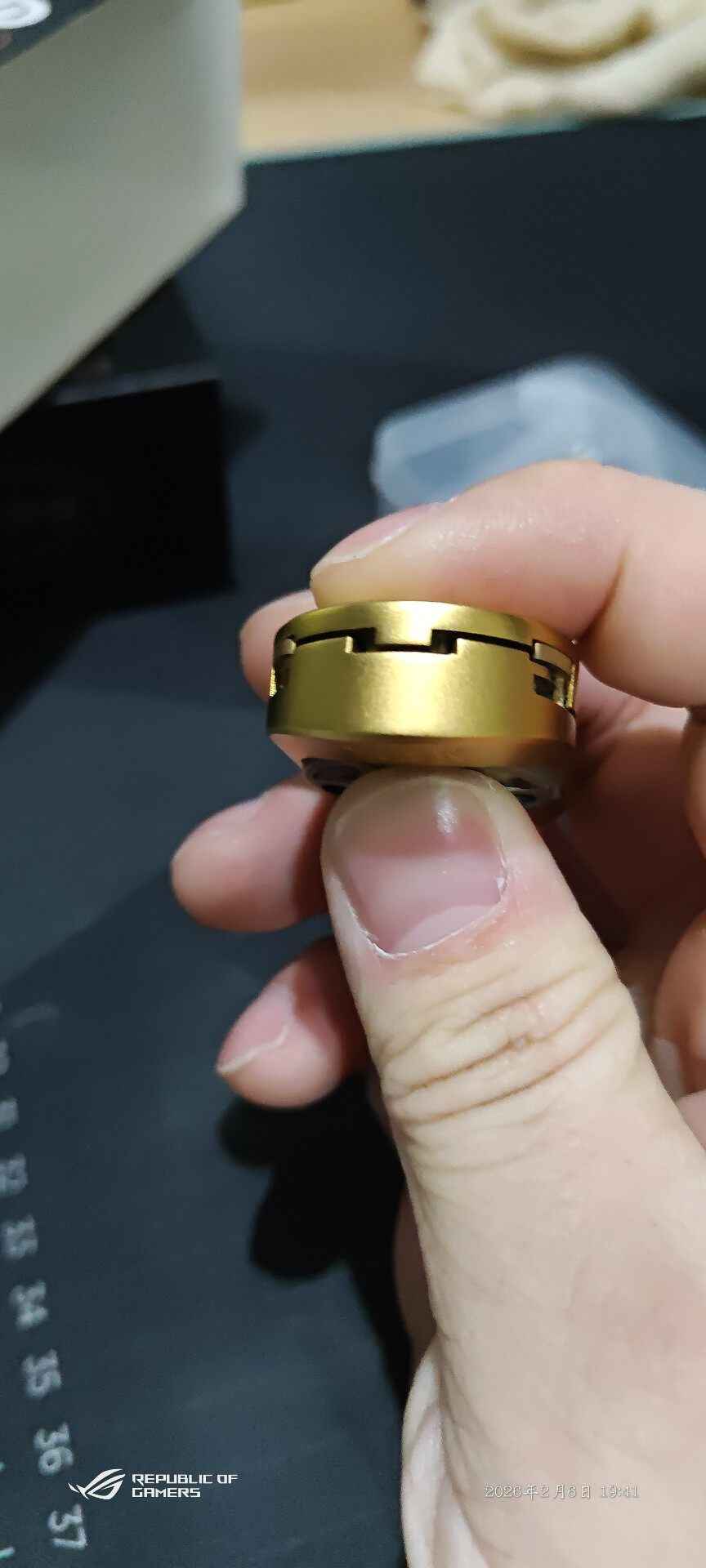 David's Star Brass+MOP