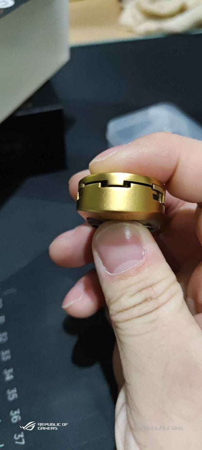 David's Star Brass+MOP