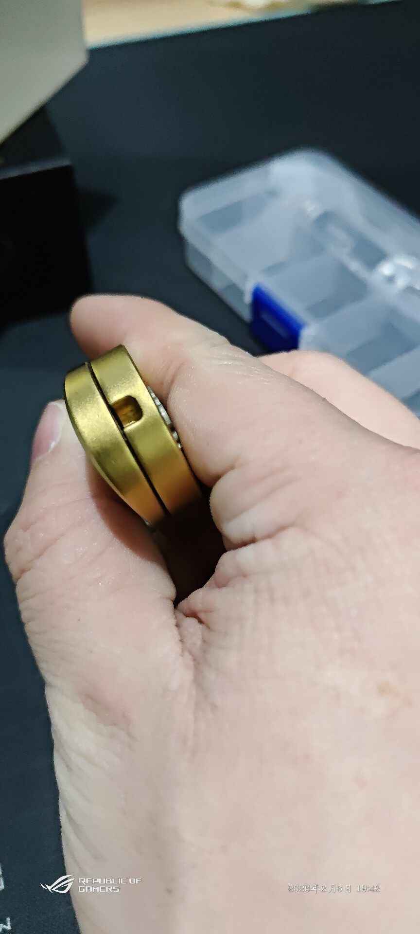 David's Star Brass+MOP