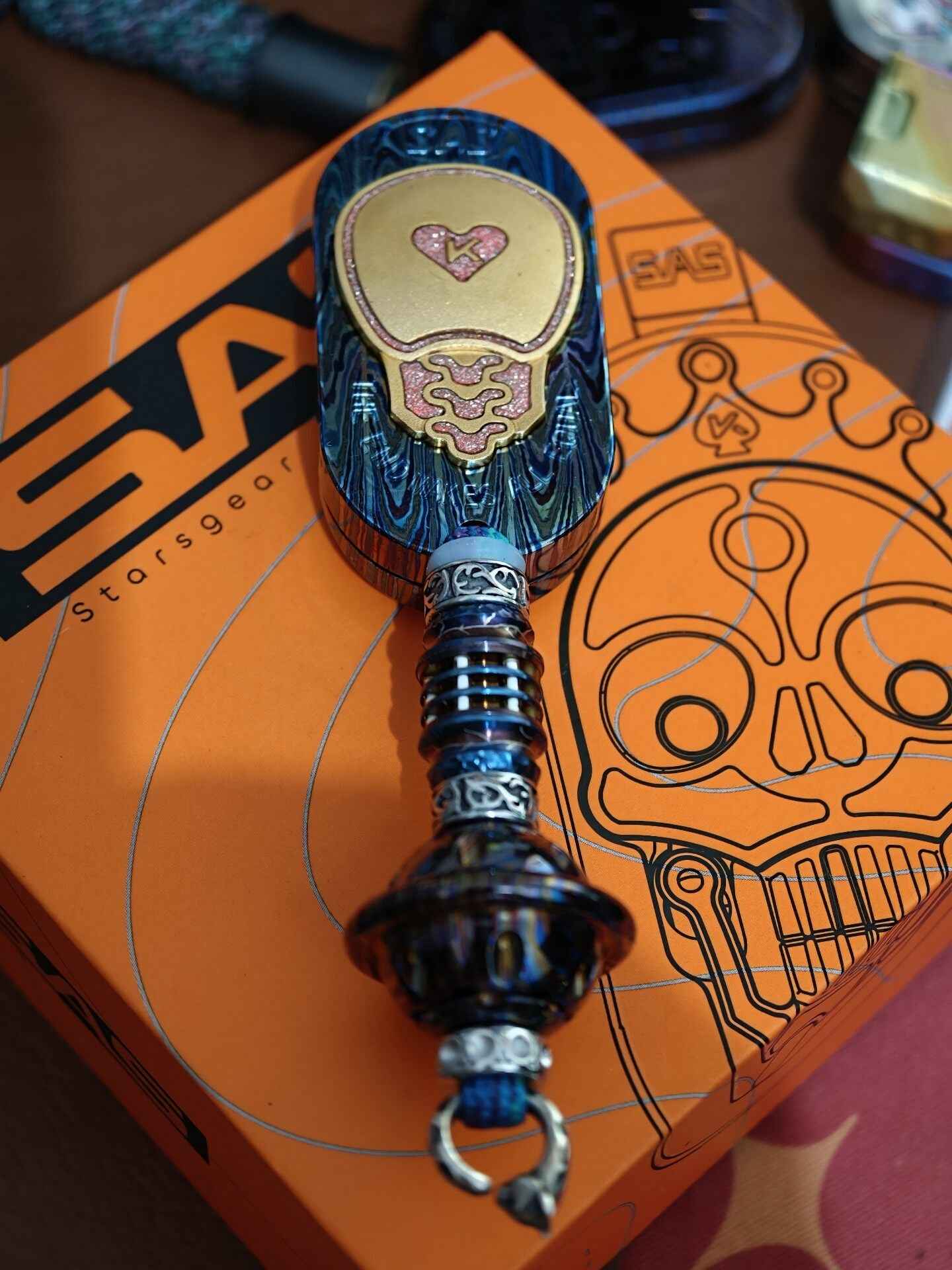 King Charles + Planet Lanyard Bead