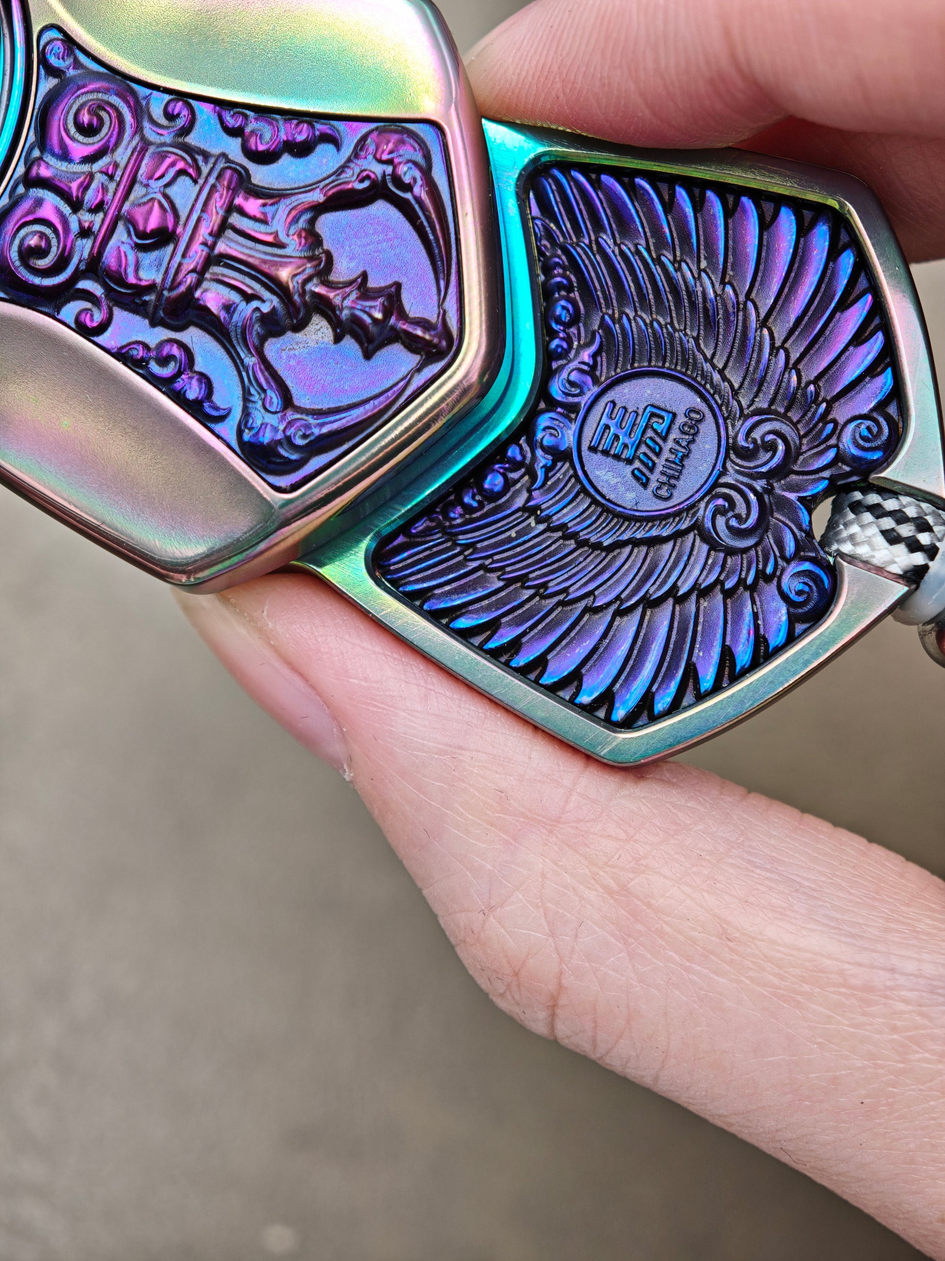 Demon Subduing Toga Tangcao Pattern Titanium