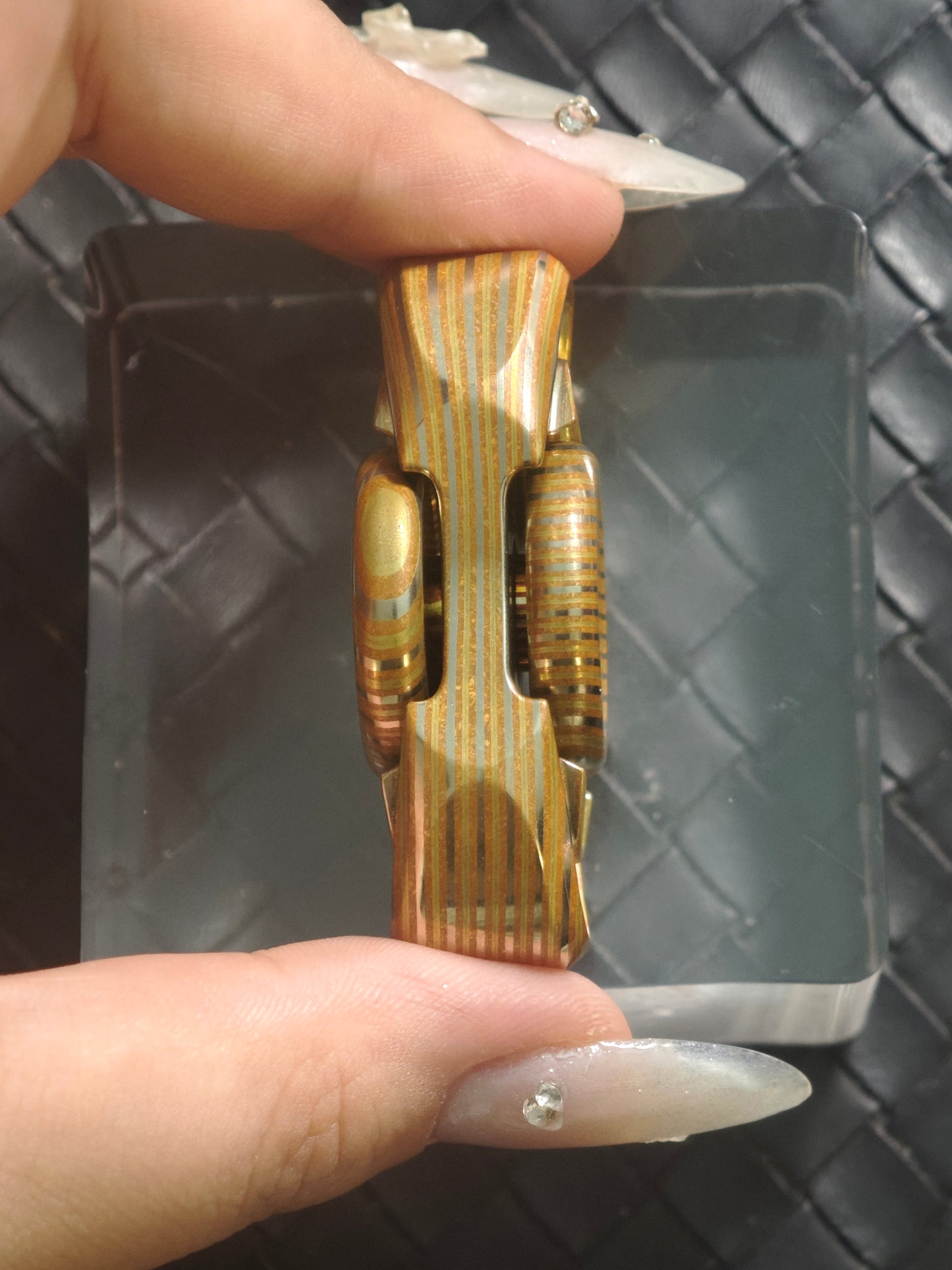 Pan Yixian Copper Mokume