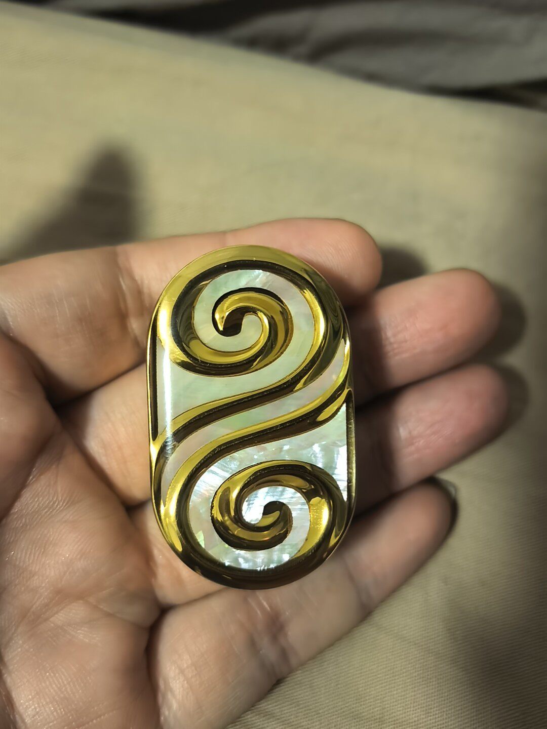 Ripple, MOP, Stainless Steel