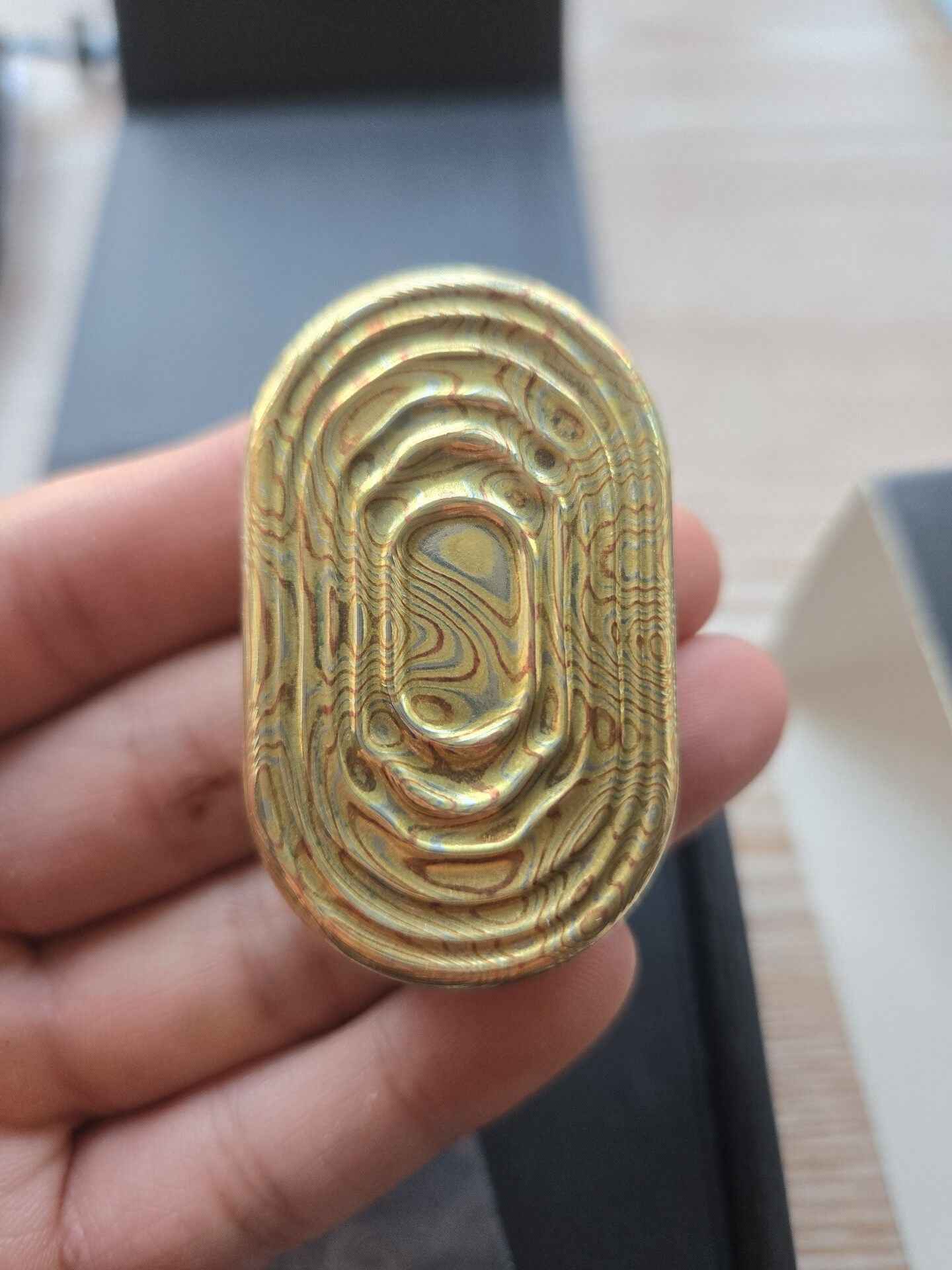 Mechanical Ripple Mokume