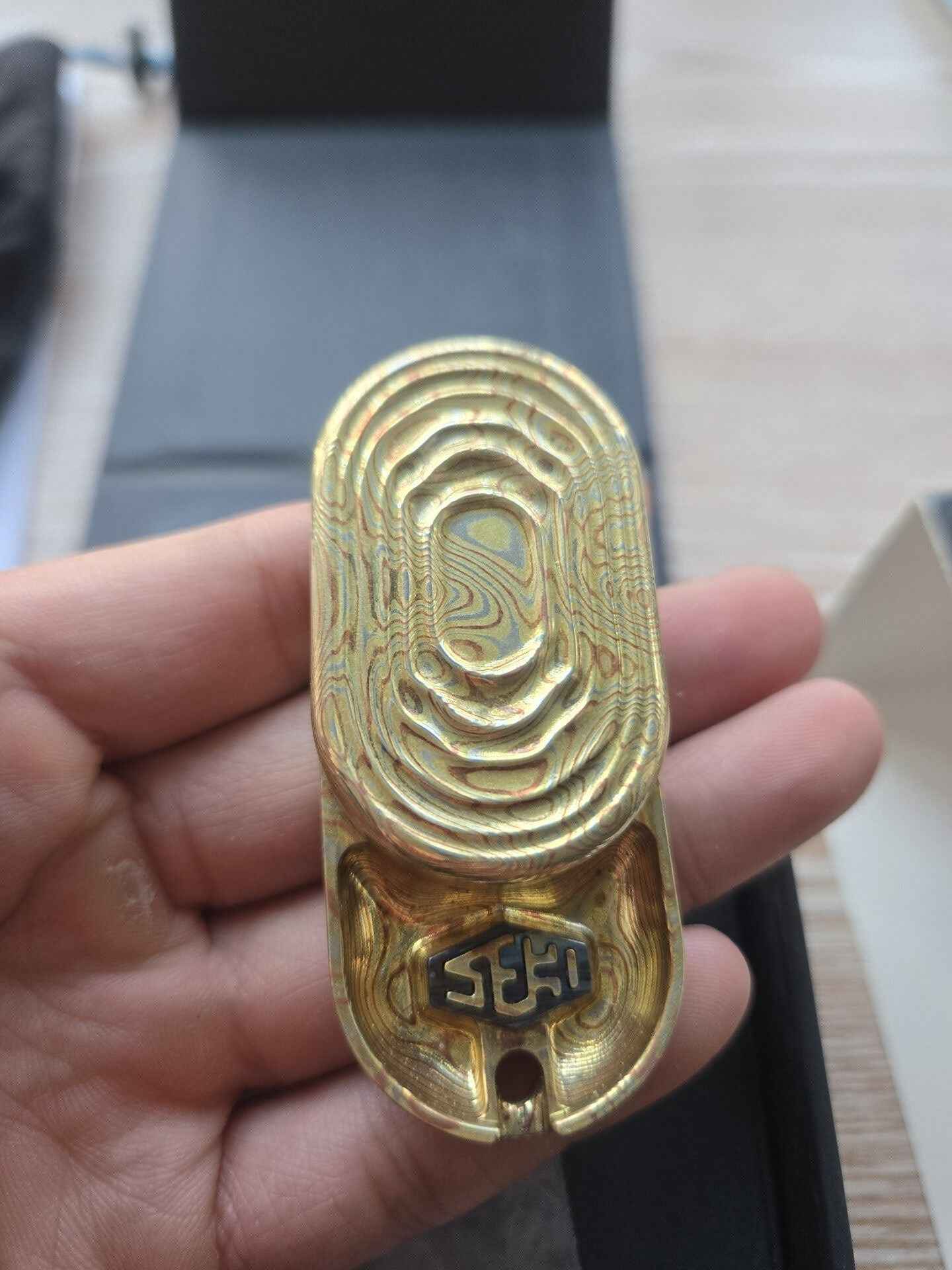 Mechanical Ripple Mokume