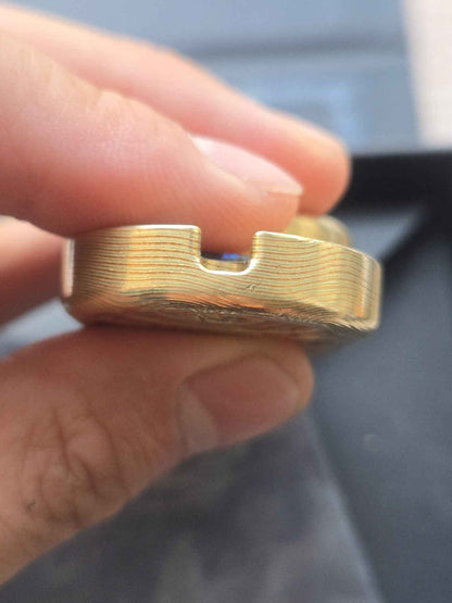 Mechanical Ripple Mokume