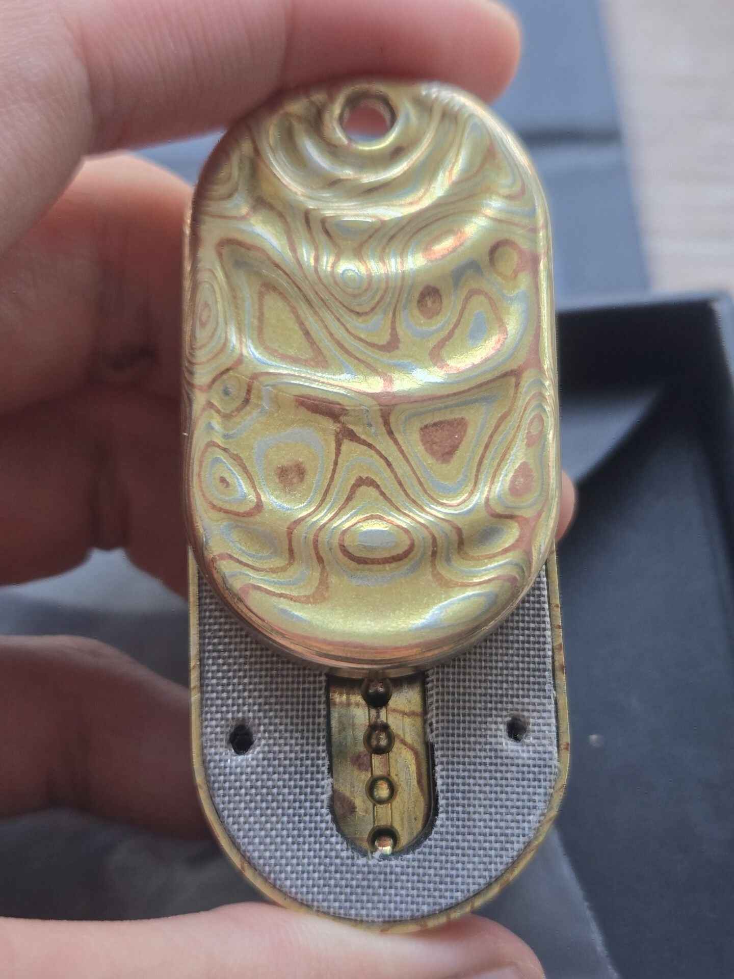 Mechanical Ripple Mokume