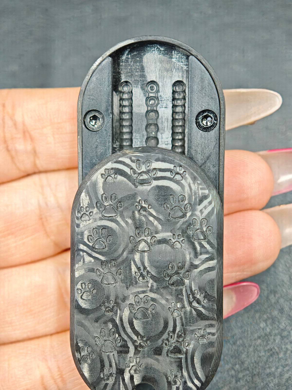 F2 Carbon Damascus Resin-Sealed