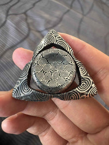 FW Tri-Leaf Bead Mod Damasteel