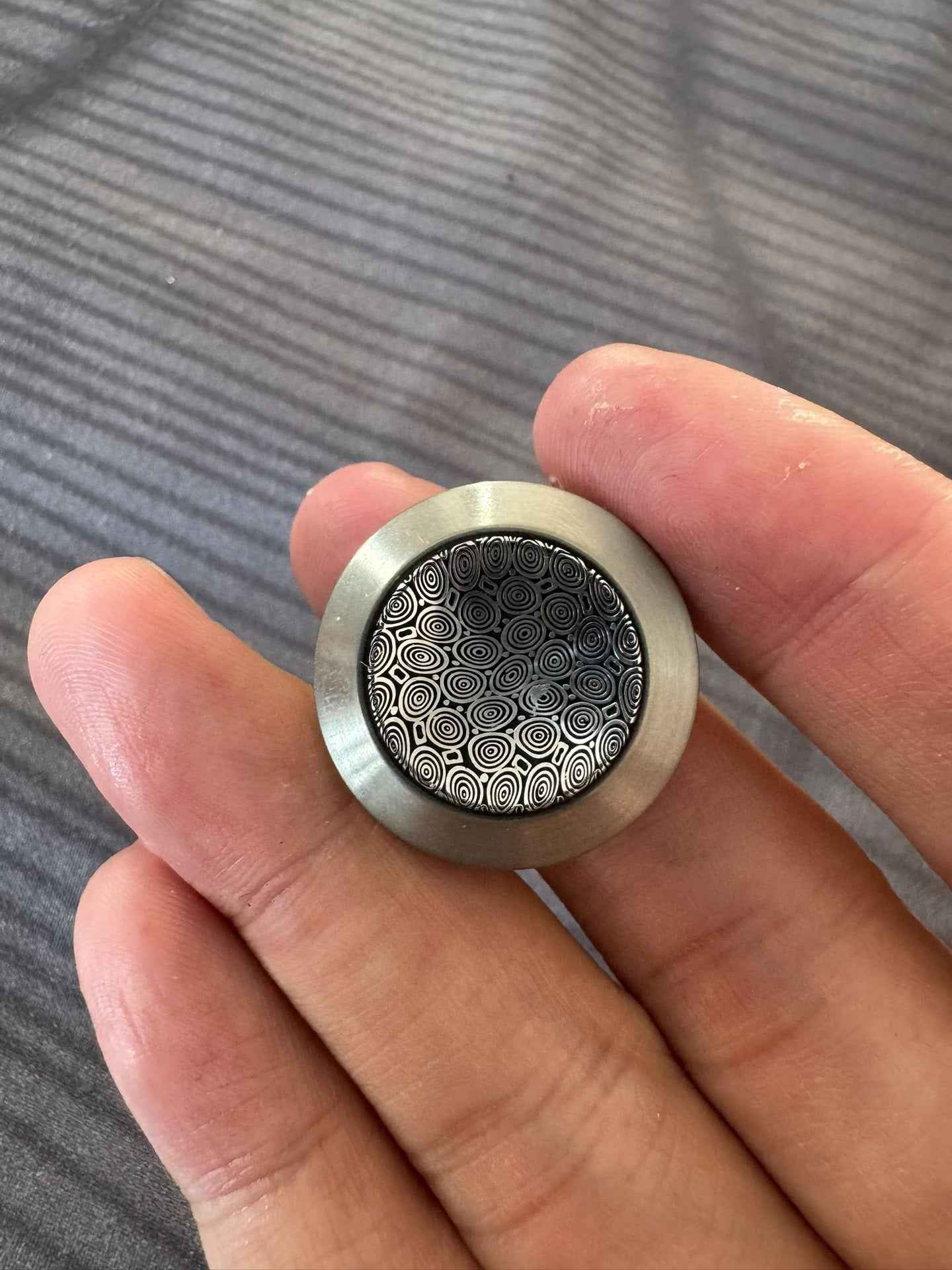 FW Tri-Leaf Bead Mod Damasteel