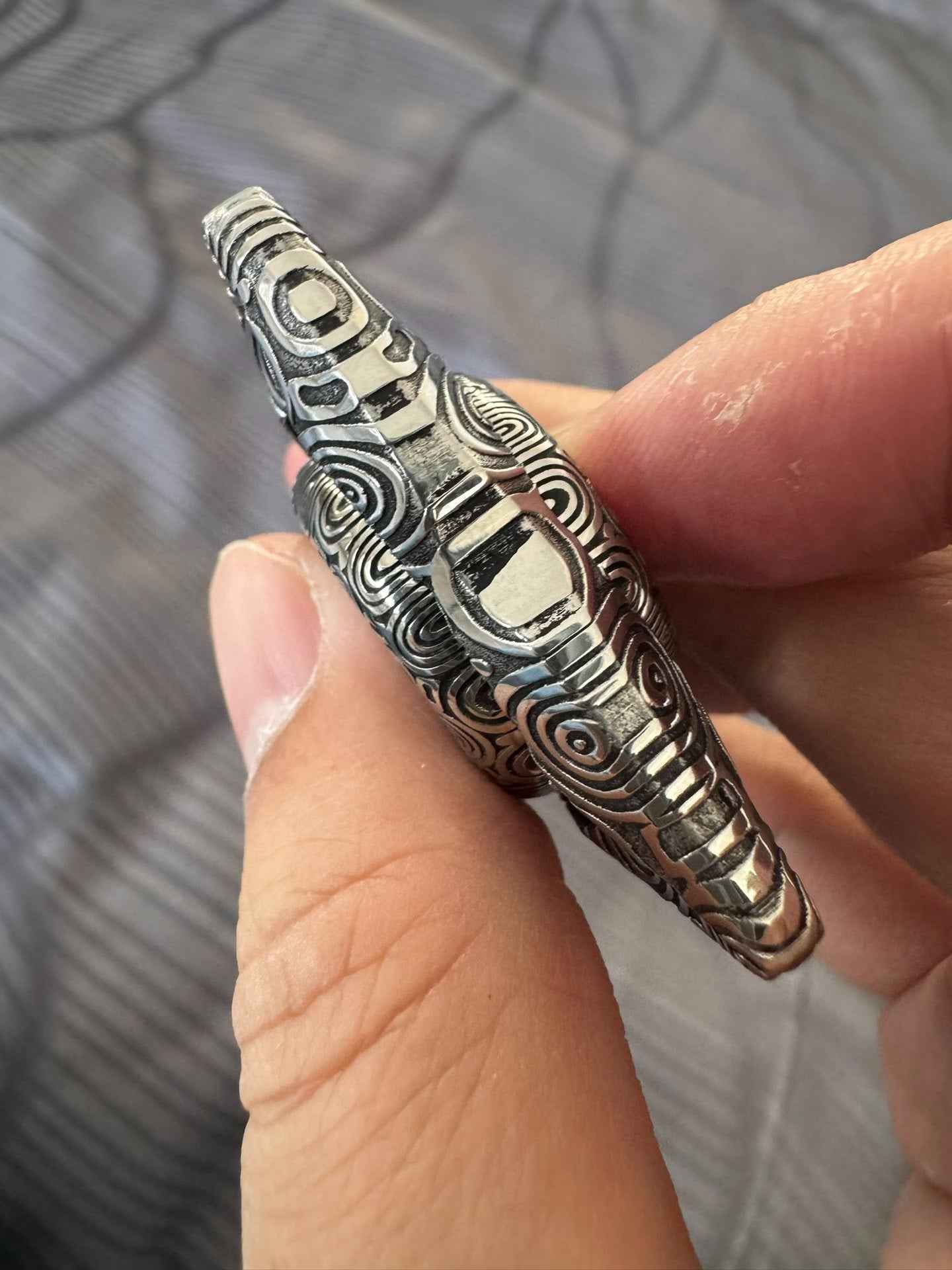 FW Tri-Leaf Bead Mod Damasteel