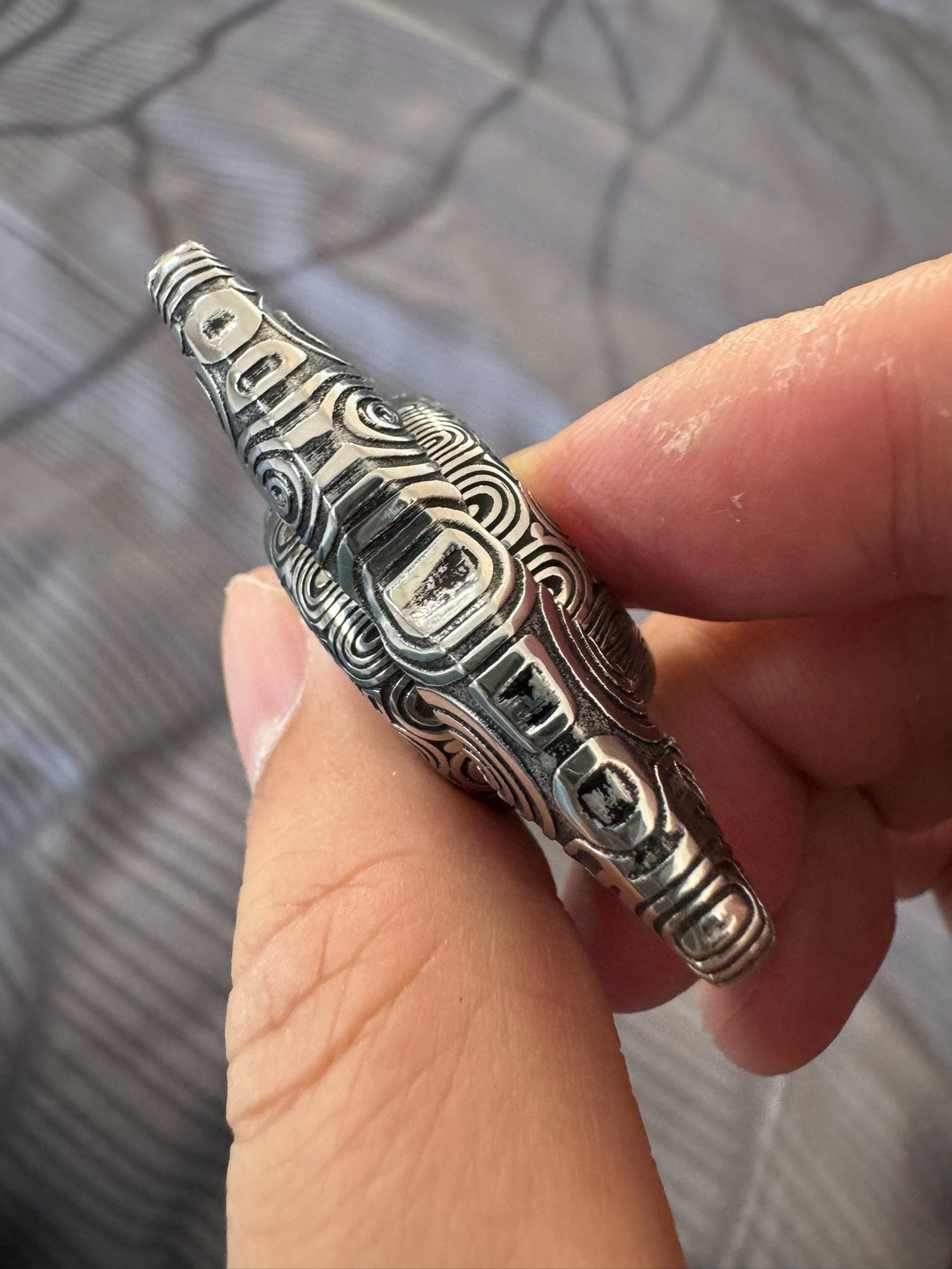 FW Tri-Leaf Bead Mod Damasteel