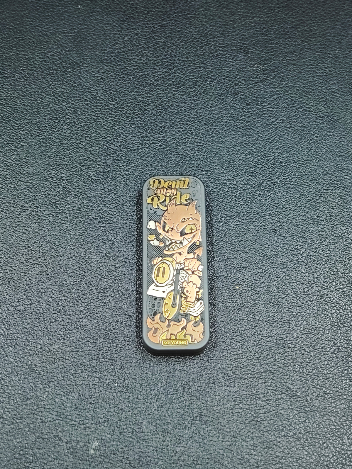 Ghost Rider Zirconium Engraved