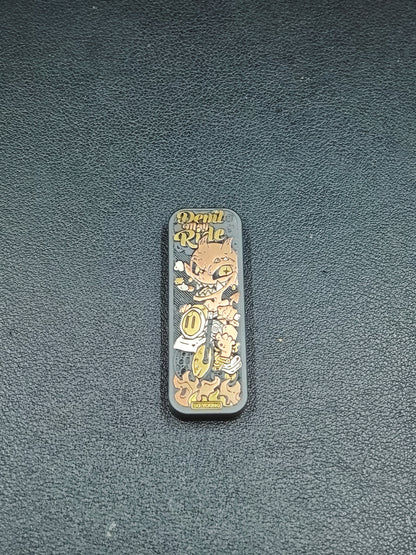 Ghost Rider Zirconium Engraved