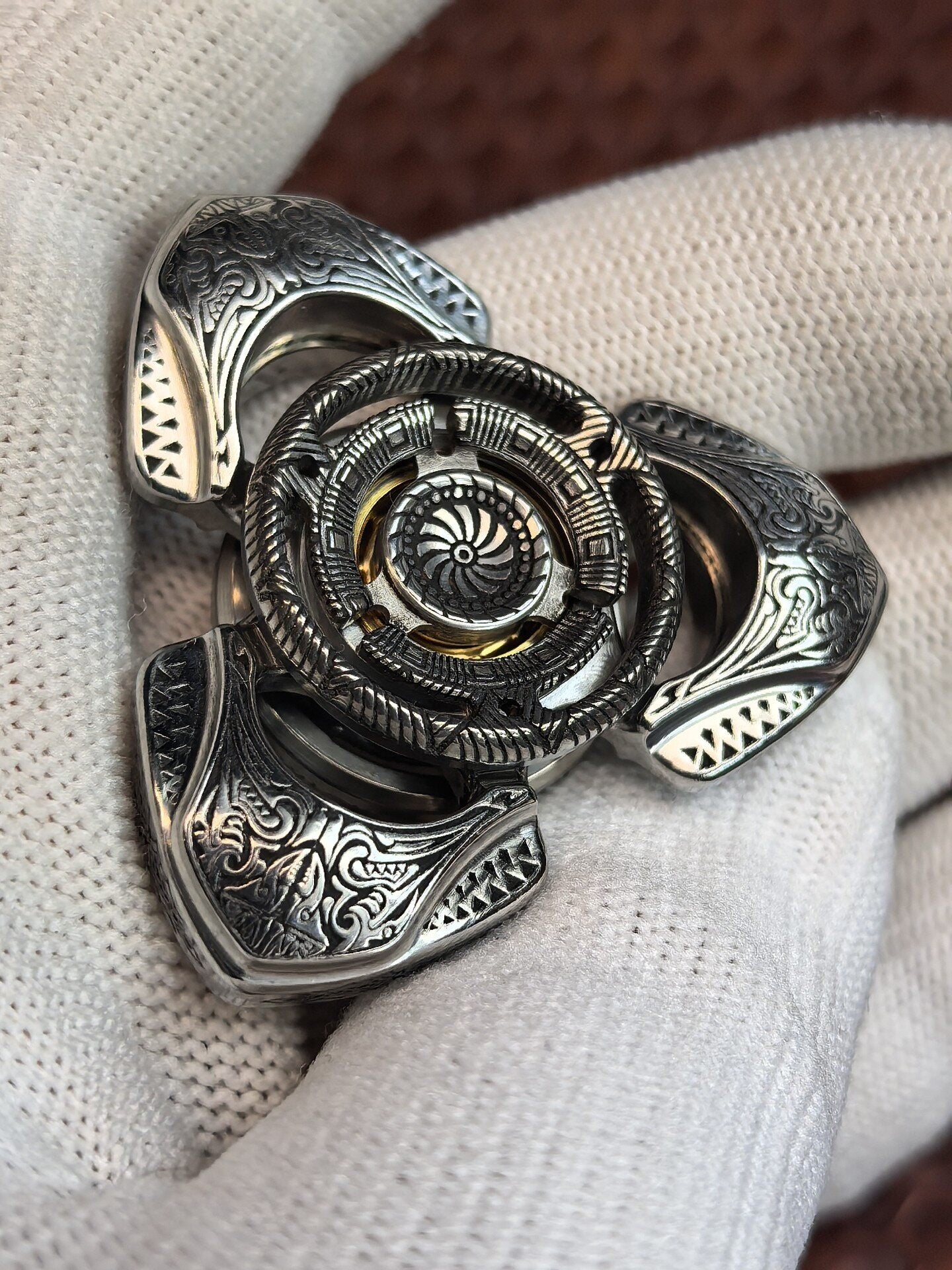 Toothless Mini Pearl White Stainless Steel