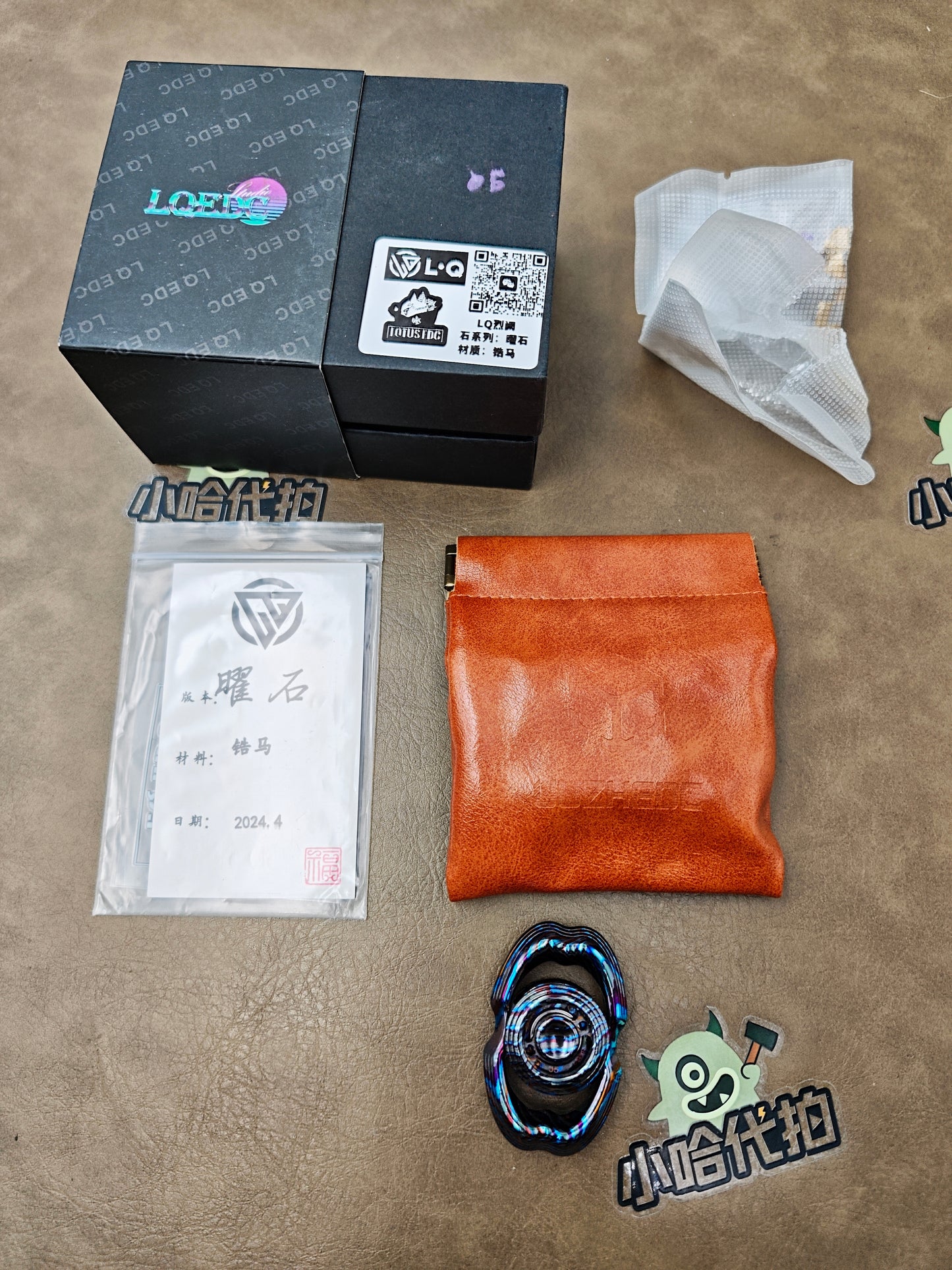 Obsidian Crystalized Zirconium Zircuti