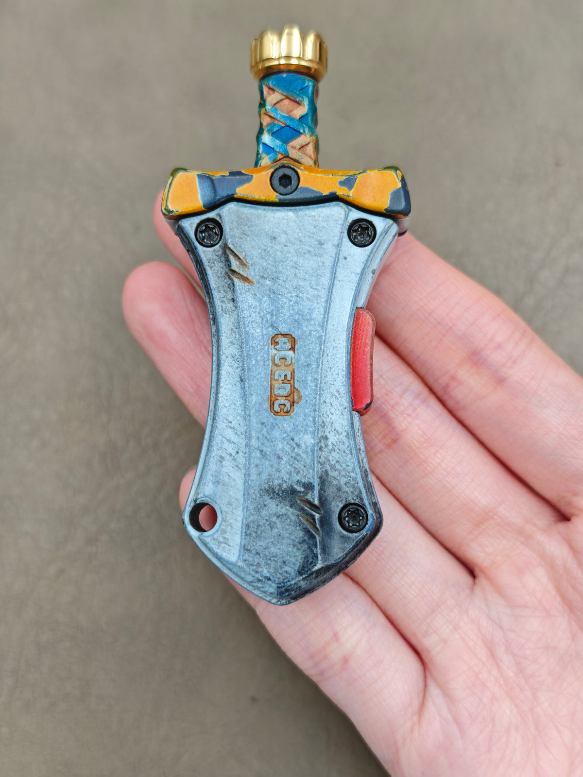 Master Sword Titanium Gold Plated Color-Anodized