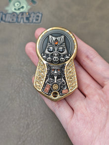 Demon Subduing Toga Tangcao Pattern Copper Mokume