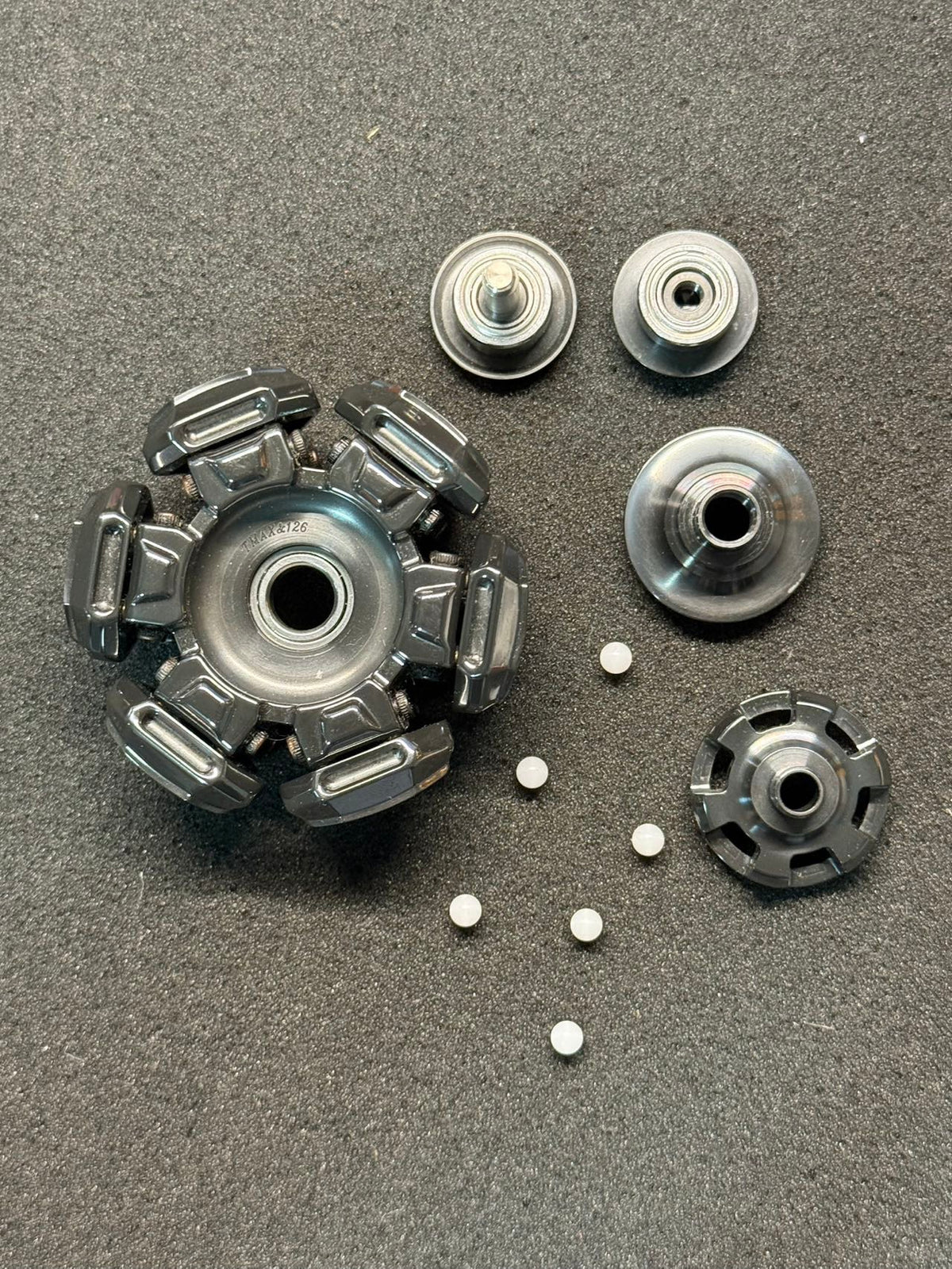 Ancient Iron Shell Opening Zirconium Polished