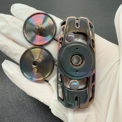 Ling Yin Zirconium Color-Anodized Polished