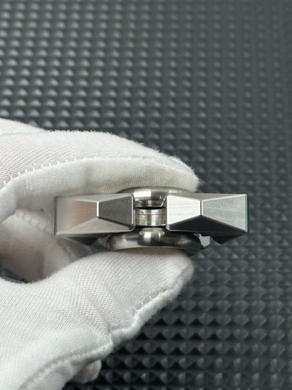 Tri Leaf Crossbone Stainless Steel