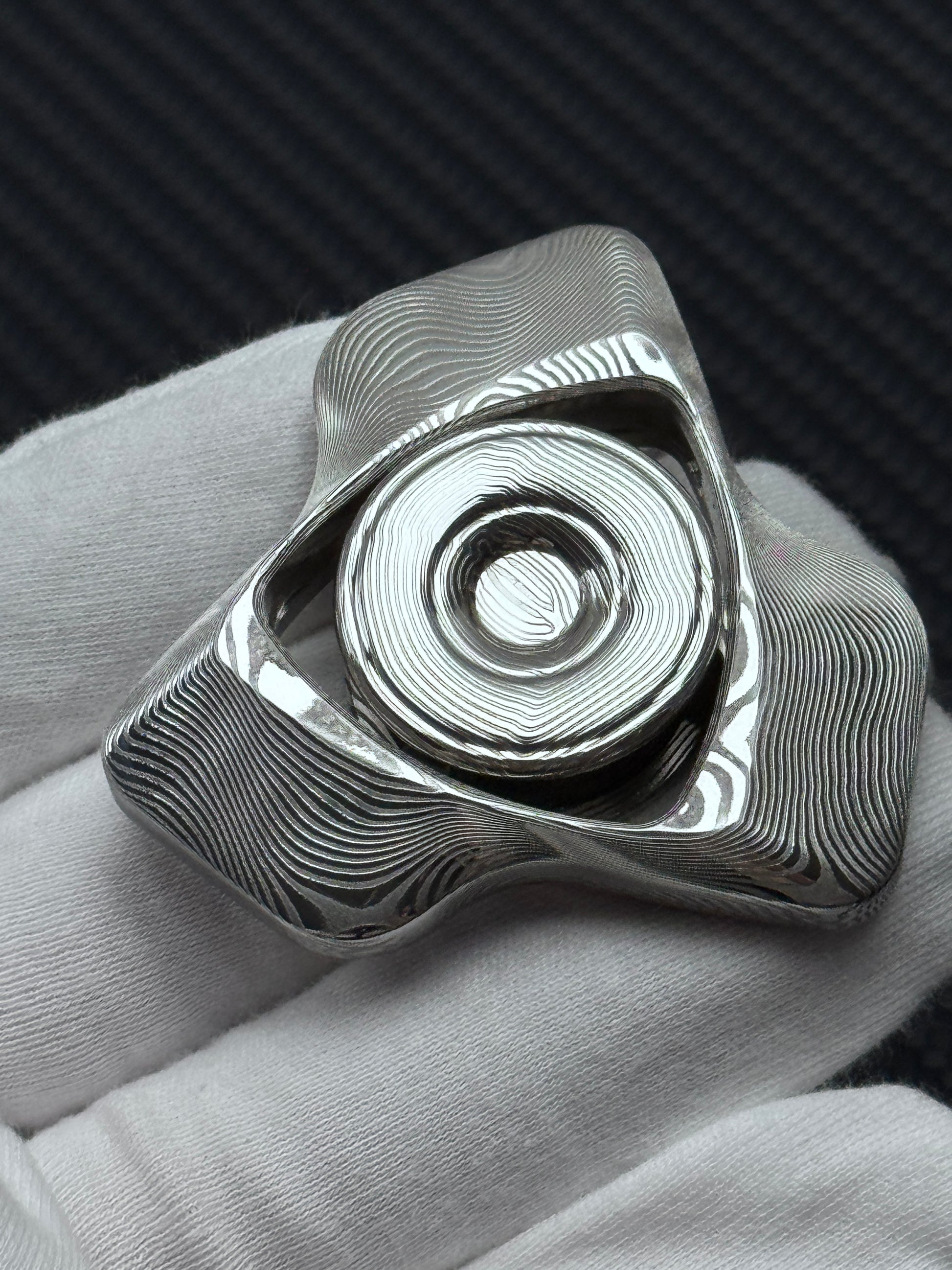Phantom Dual Leaf Damasteel