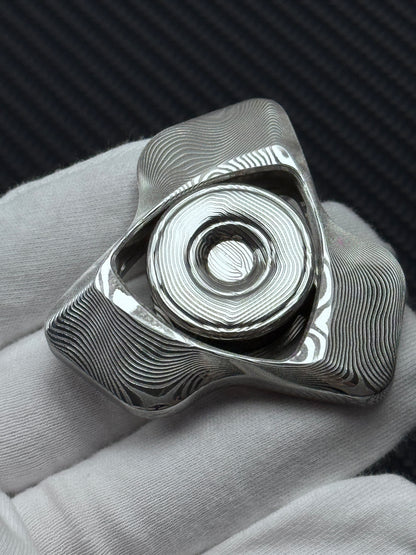 Phantom Dual Leaf Damasteel