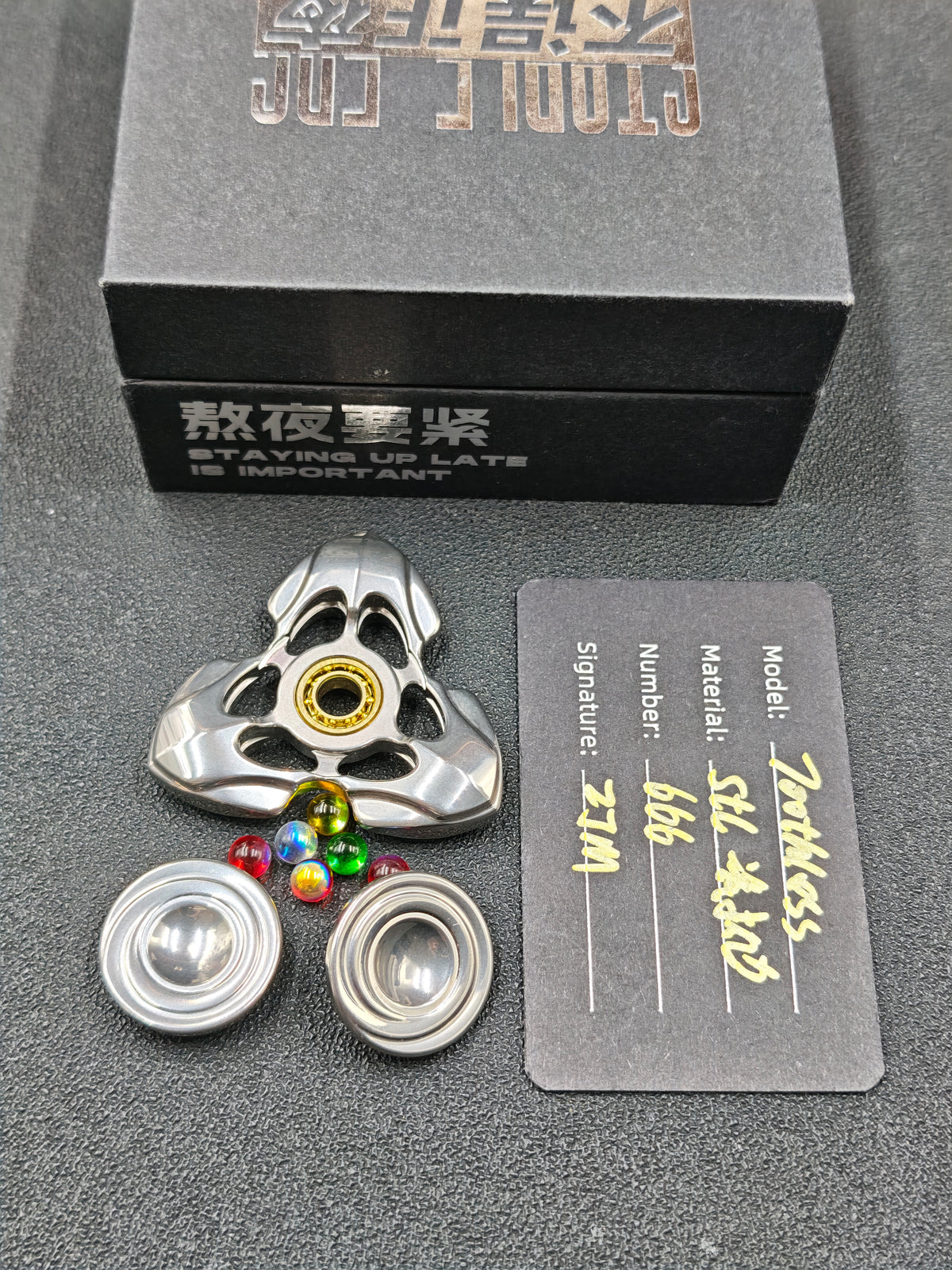 Toothless Finale Special Material Stainless Steel Porcelain Washed Polished