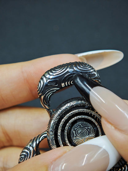 Three-Leaf Horizon OG Damasteel