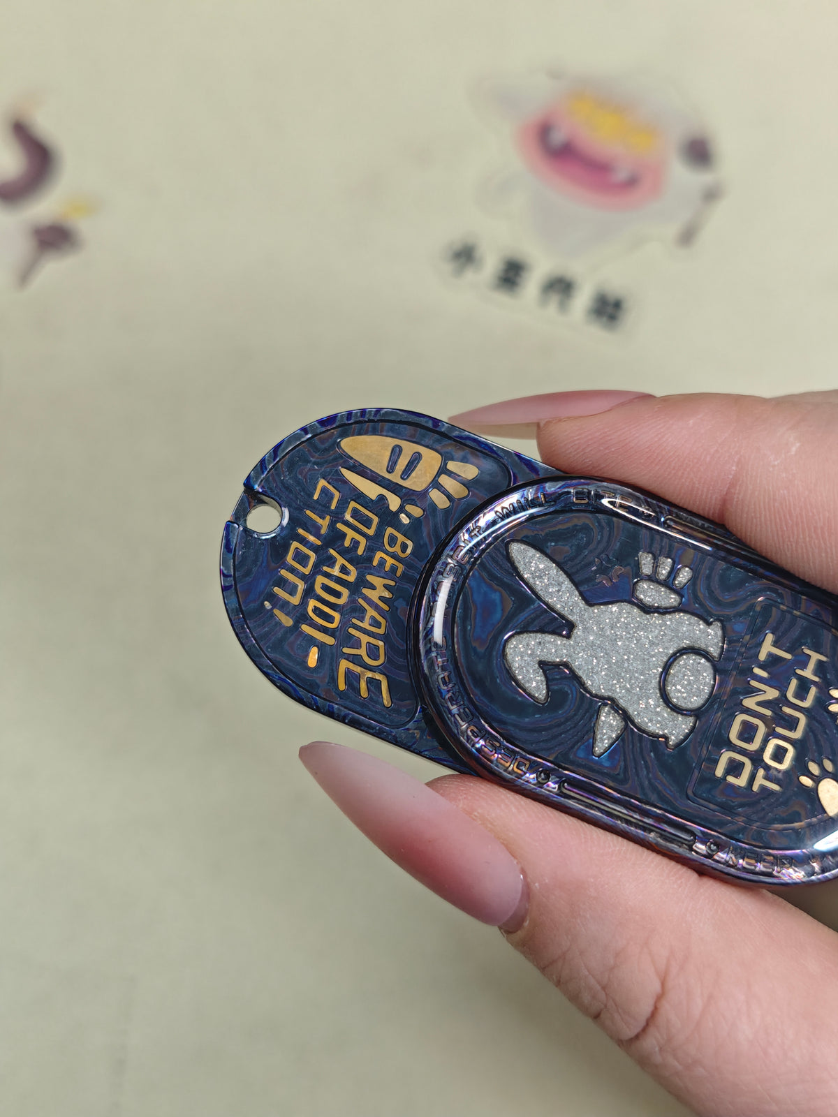 Grumpy Rabbit Rhythm Zircuti Resin-Sealed