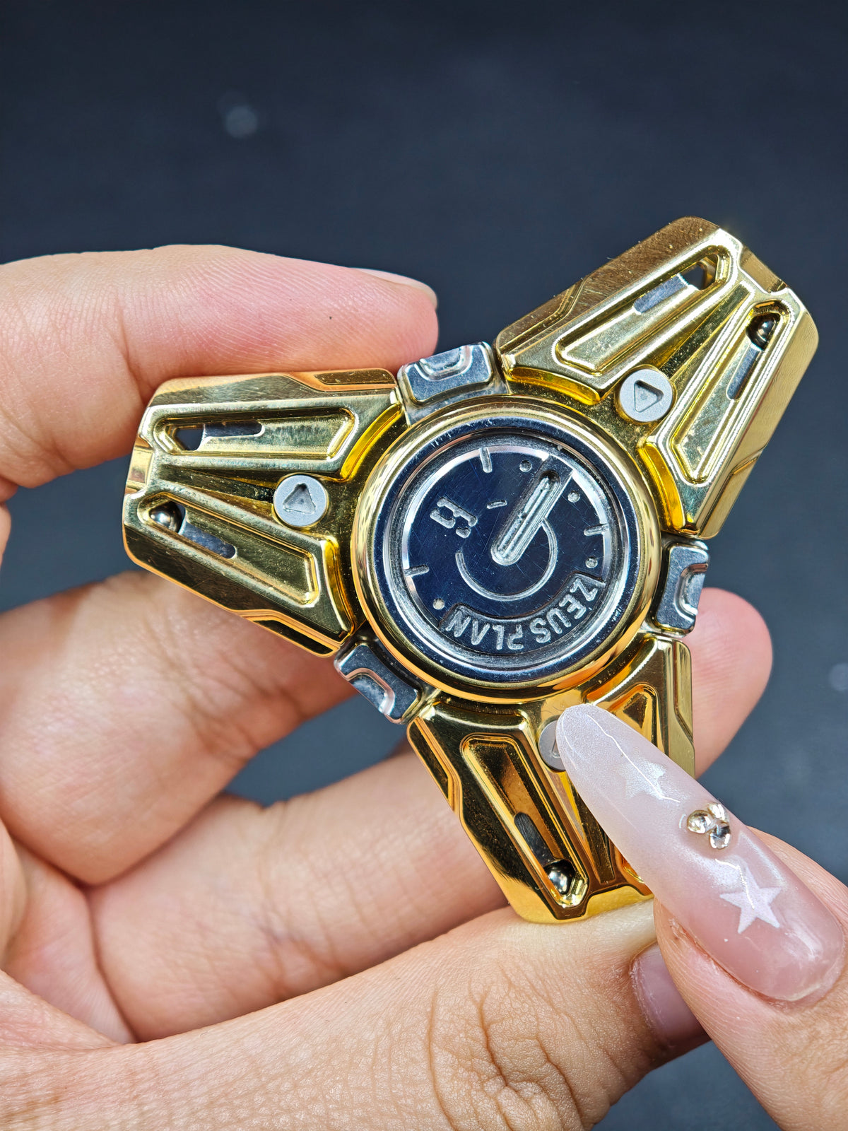 God of Time Stainless Steel Gold Plated