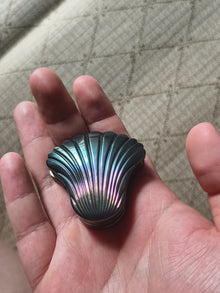 Balled Shell Mechanical Slider Oil Slick Zirconium