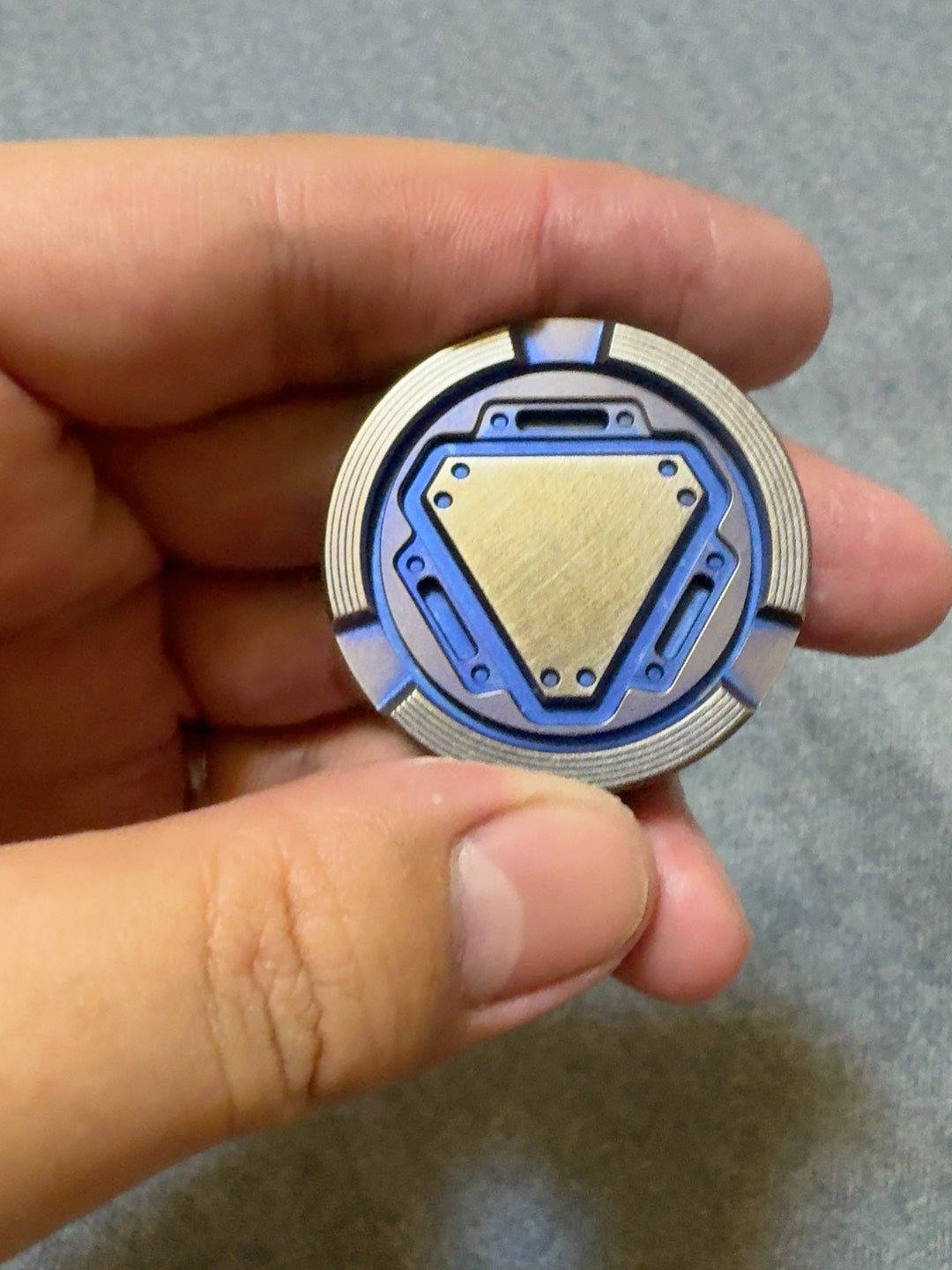 Genex haptic coin Titanium