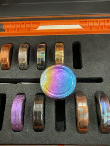 Milk Cap Mini Crystallized Titanium Rainbow