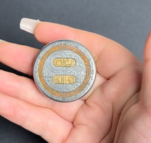 Pig Coin Stain Steel Engraved