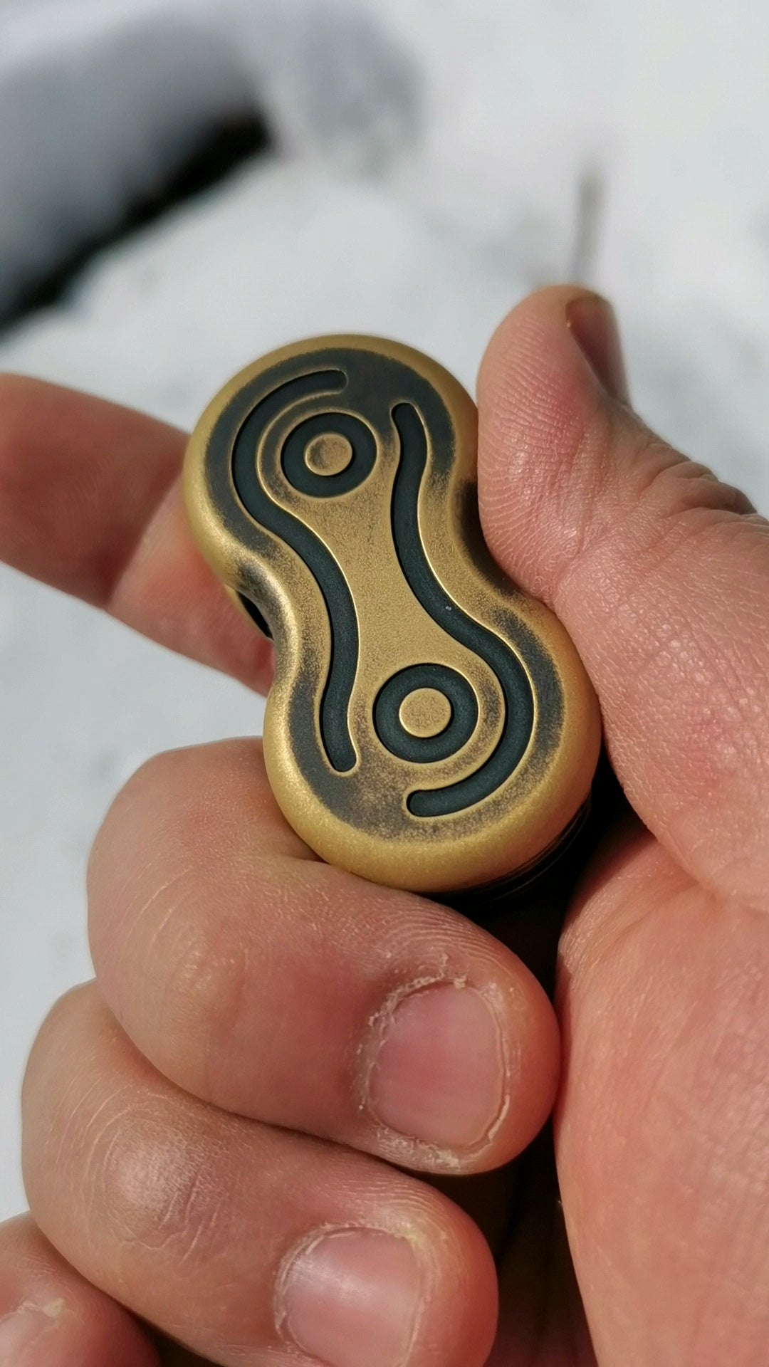 Slim Waist Slider Brass