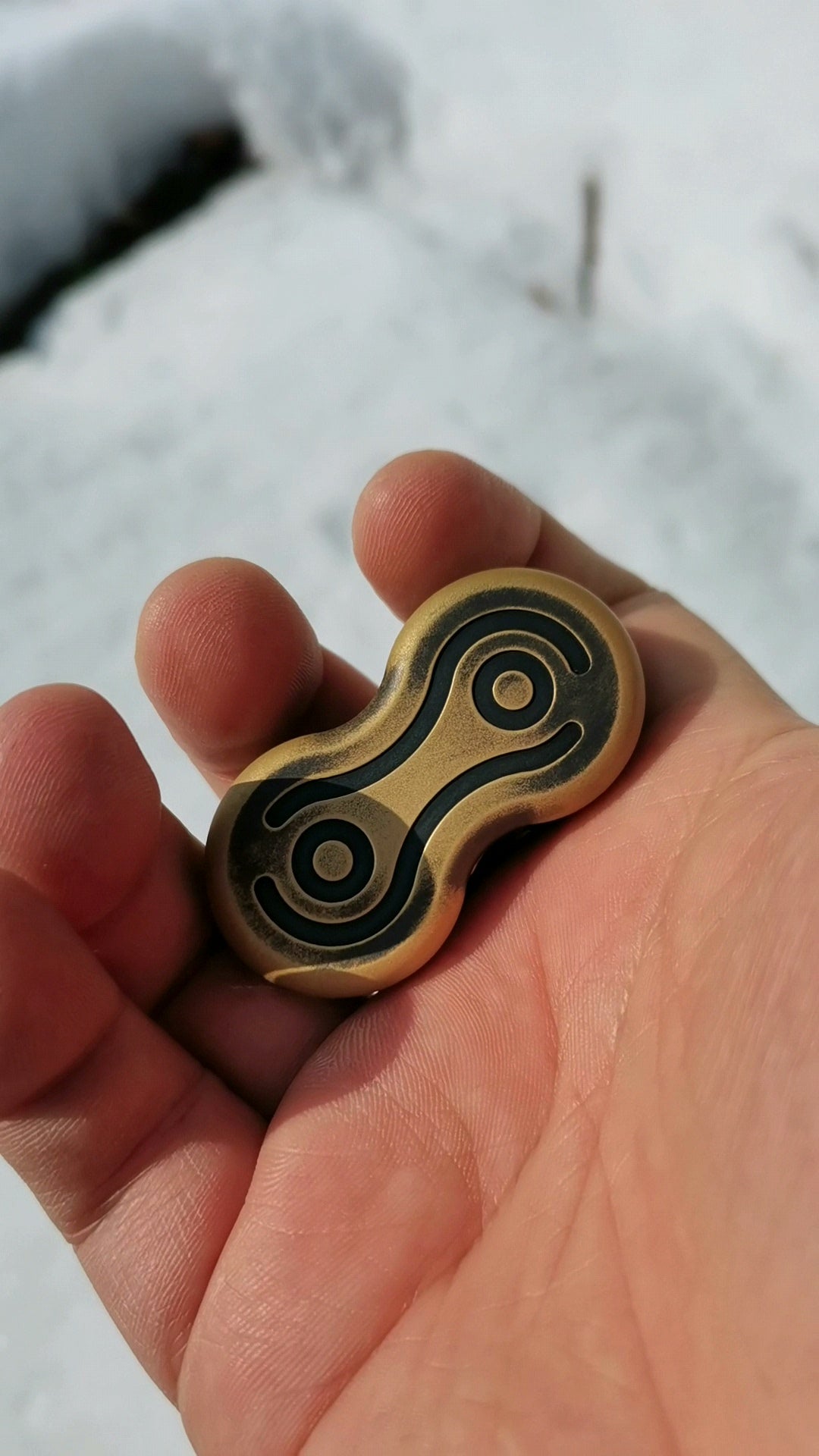 Slim Waist Slider Brass