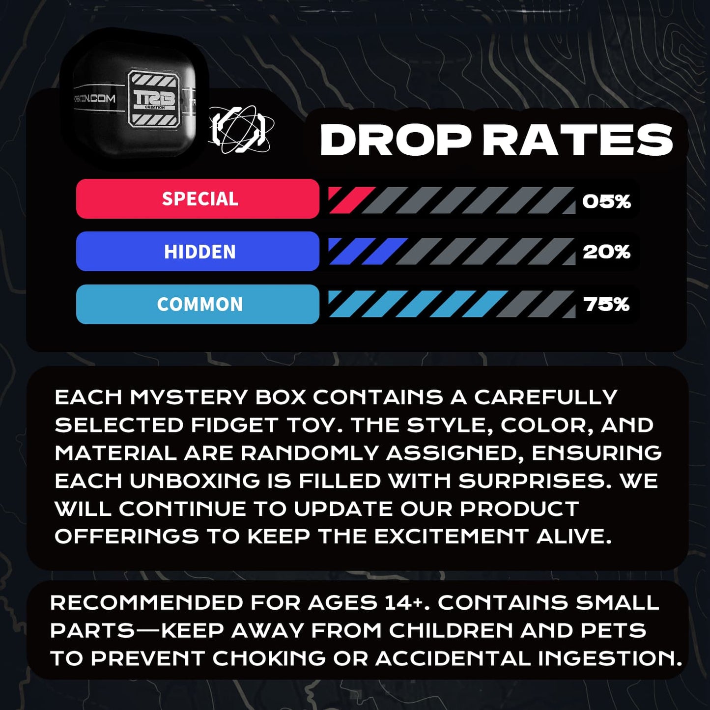 Exotic Mystery Fidget Box