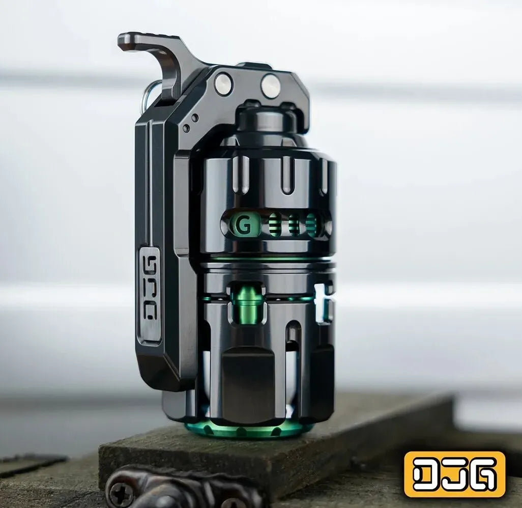 DJG Destroyer Fidget Slider Zirconium + Titanium