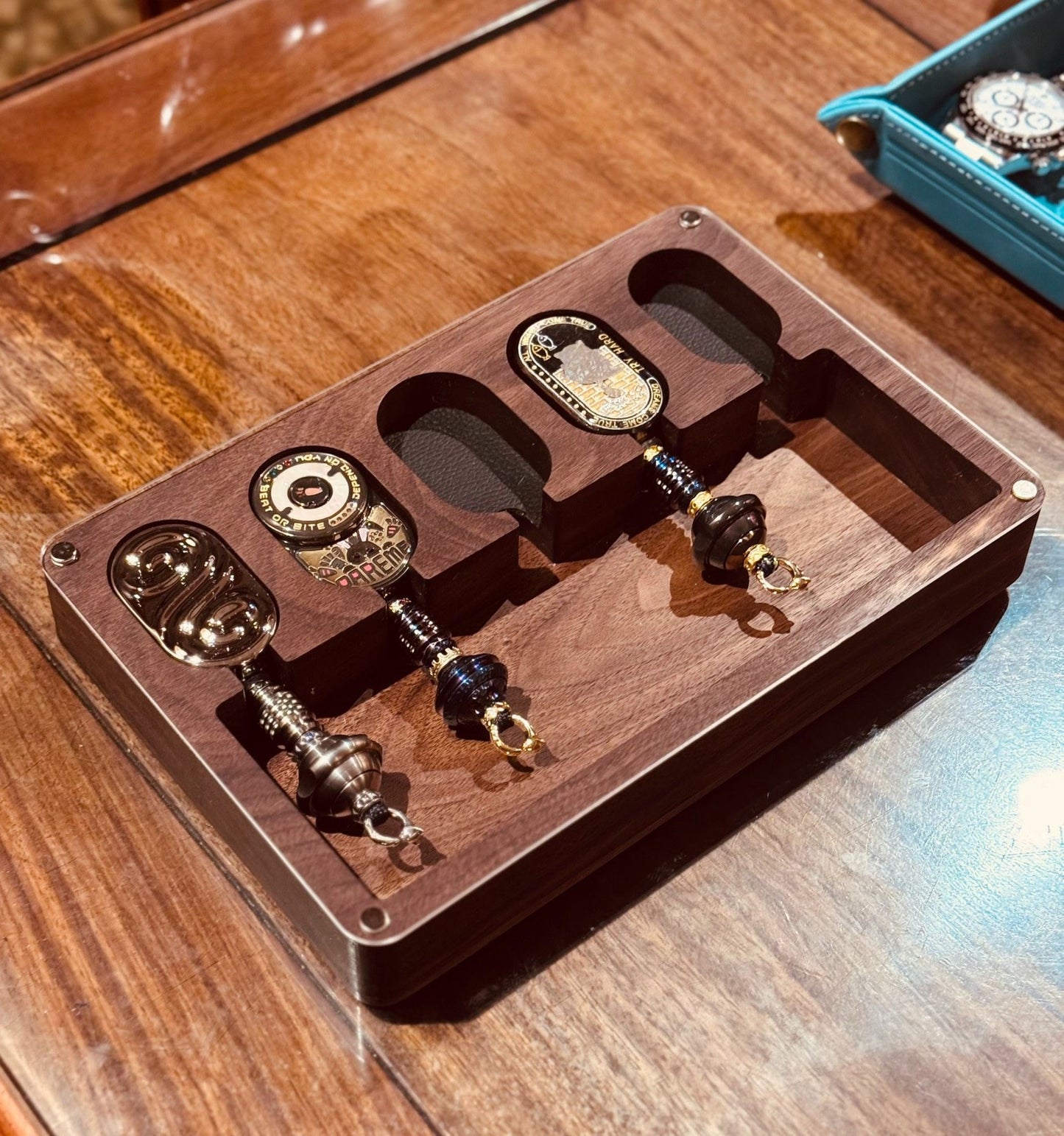 MOT Rhythm Slider Wooden Display Case