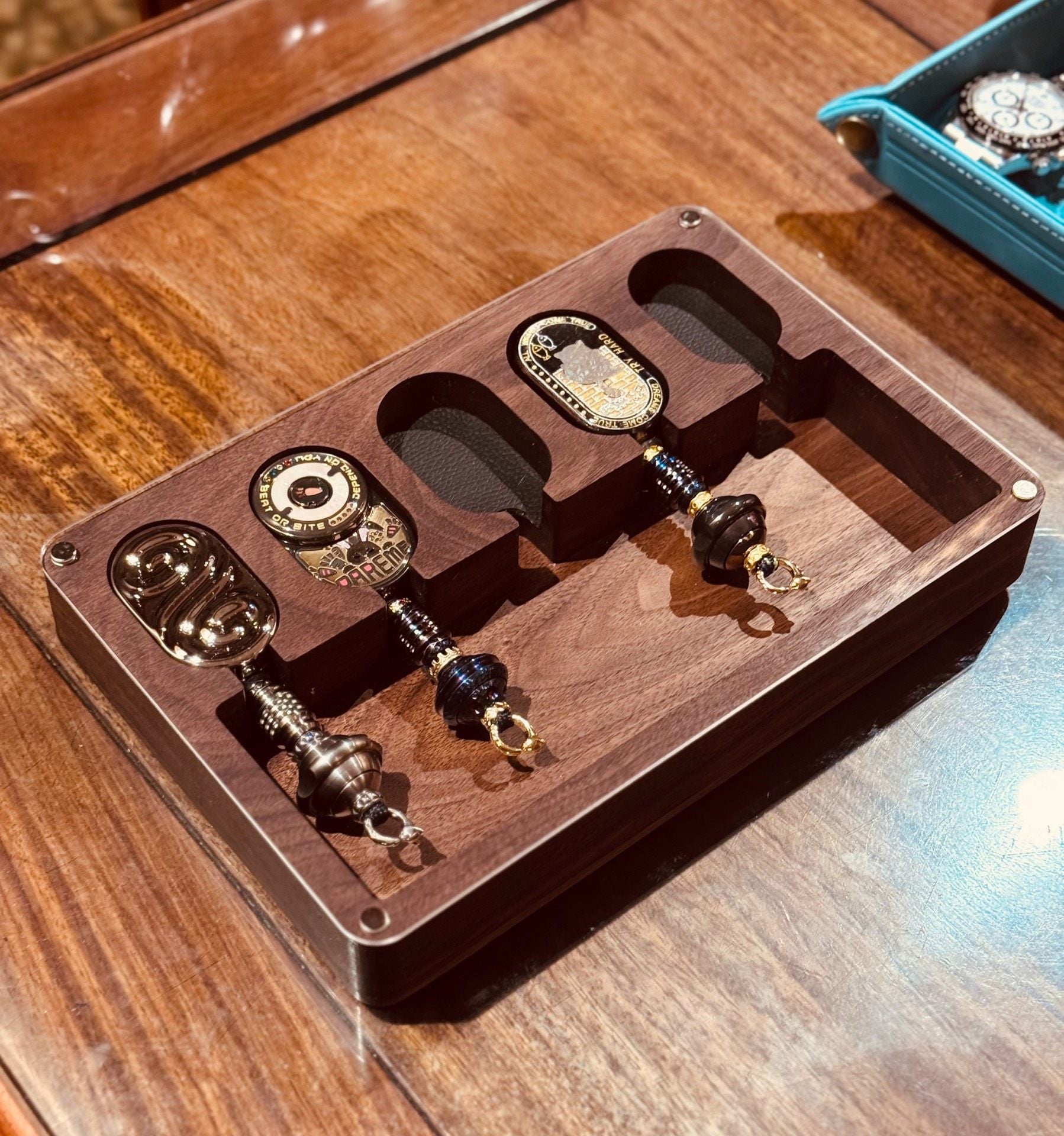 MOT Rhythm Slider Wooden Display Case